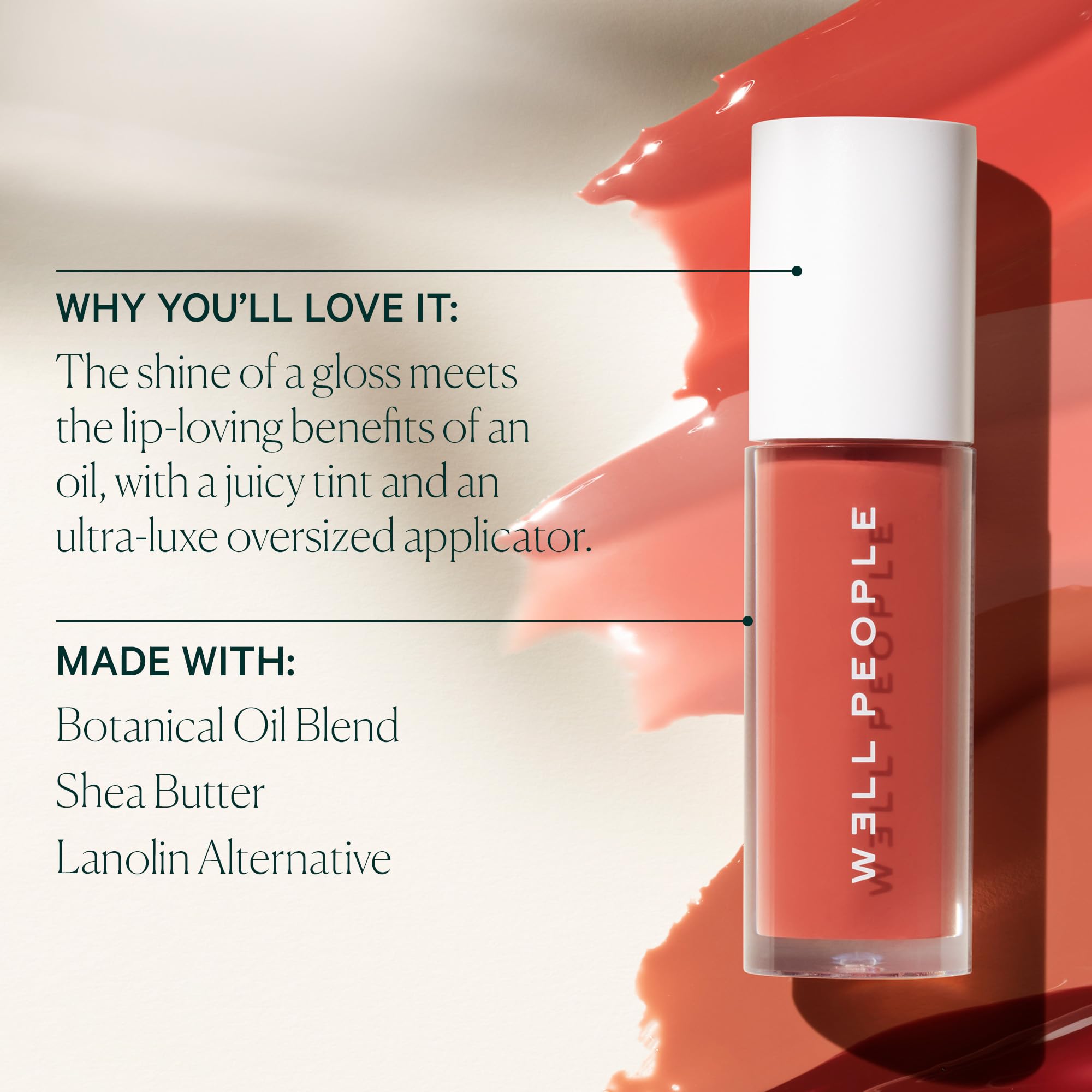 Well People Lush Lip Tinted Oil, Daylily Petal