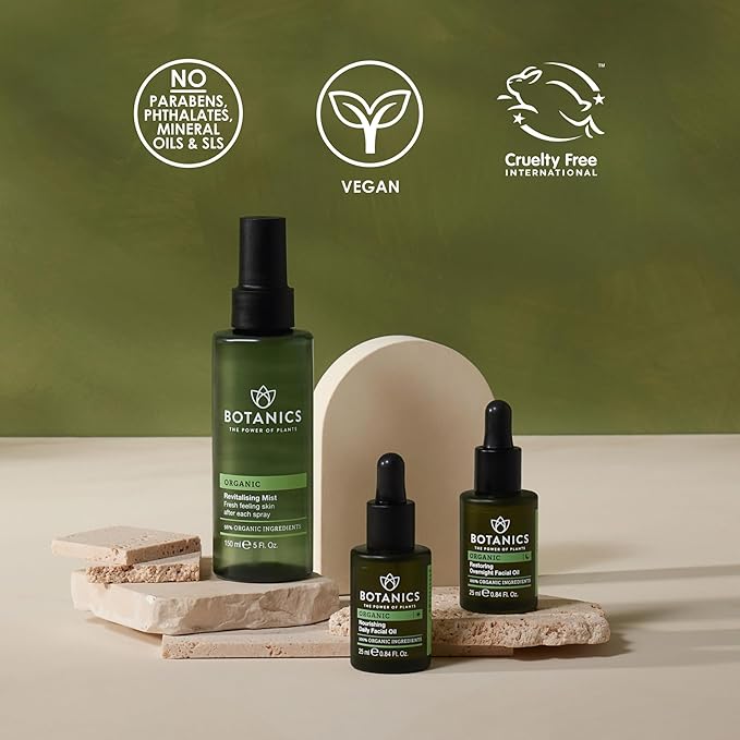 Botanics Organic Nourishing Daily Facial Oil & Moisturizer, 0.84 oz