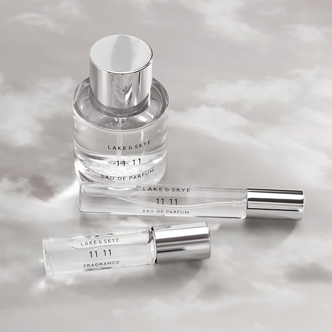 Lake & Skye 11 11 Eau de Parfum Spray - Clean Skin Musk, Amber, Vegan, Cruelty-Free - 1.7 fl oz (50mL)