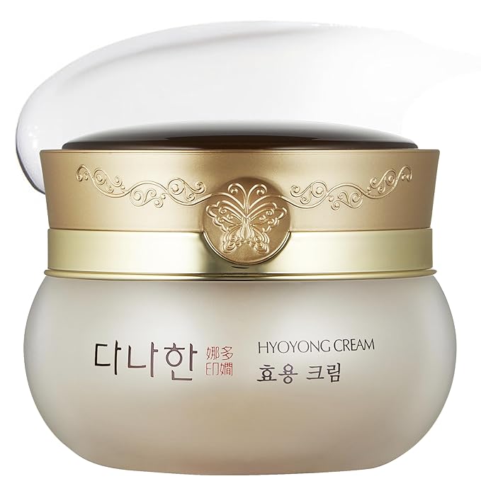 Danahan Hyoyong Velvet Antler Face Cream, Royal Jelly, Dry Skin, 1.7oz
