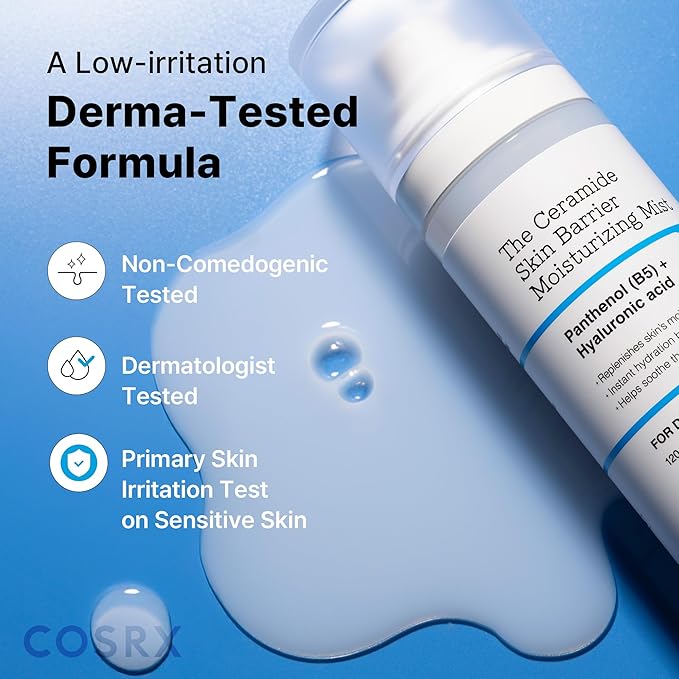 COSRX Barrier Cream Face Mist, Milky Toner for Face, 4.06 fl.oz