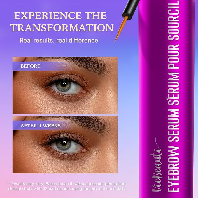 VieBeauti EyeLash Growth Serum for Longer Fuller Thicker Looking Lashes 3mL