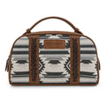 Montana West Wrangler Makeup Bag Travel Cosmetic Bag Small Western Make Up Pouch Portable Toiletry Bag for Women Organizer for Toiletries Accessories, Travel Essentials,Aztec,WG-MB-2203-190-BK