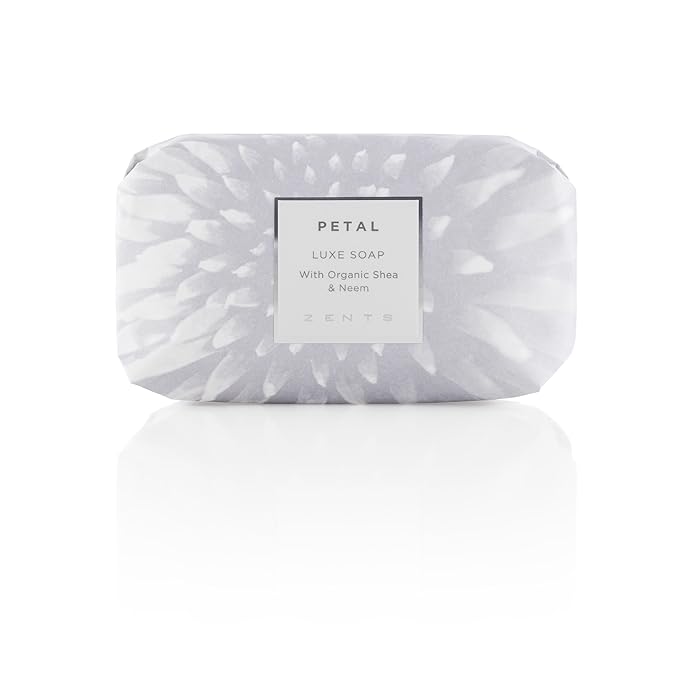 Zents Triple-Milled Luxe Bar Soap (Petal Fragrance) 5.7 oz