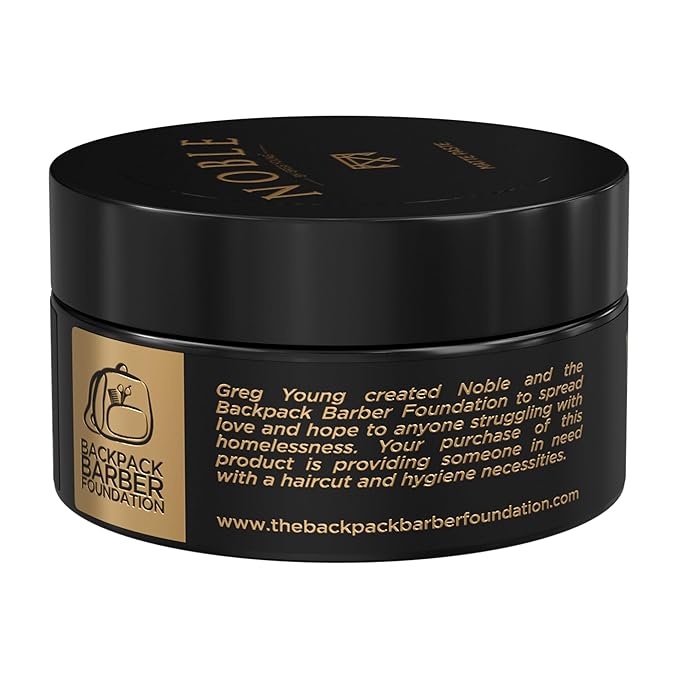 Noble By Greg Young - Matte Hair Paste - Strong Hold, Natural Dry Finish, No Flakes - 3 oz