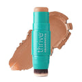 Thrive Causemetics Cream Bronzer Triple Threat Color Stick, Light Golden