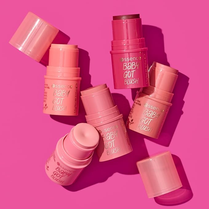 essence Baby Got Blush, Face Cream Blush Stick (50 | Cherry Cherry Baby)