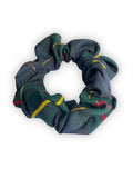 ClassExceed School Uniform Plaid, Plaid Scrunchie, Back to school, handmade school uniform hair accessories (Green Navy Yellow red Plaid55)