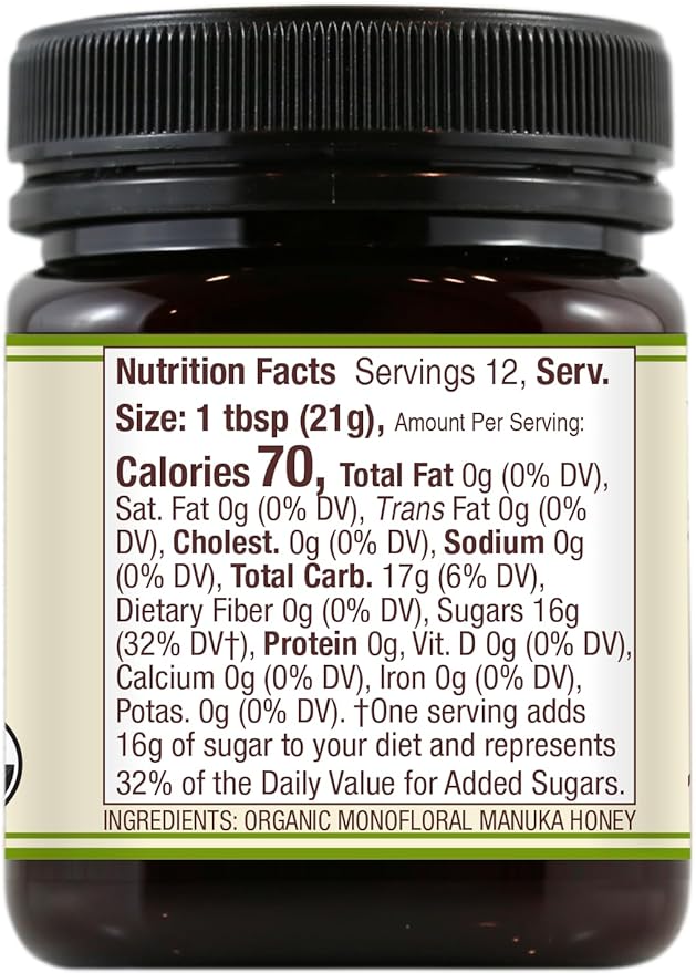 Wedderspoon Organic Raw Manuka Honey MGO 150+, 8.8 oz, Non-GMO