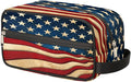 Pardick 4Th Of July Usa Flag Travel Toiletry Bag for Women Men Lightweight Cosmetic Makeup Bag Organizer Waterproof Shaving Bag Dopp Kit with Large Capacity for Toiletries and Shaving Accessories