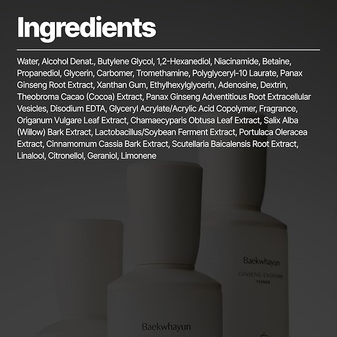 Ginseng Exosome First Essence | Hydrating, Targets Wrinkle & Dullness, Dark Spot Remover, Nourishing, glow serum, Barrier Supporting, korean Anti-Aging essence for face (100ml / 3.38 fl. oz.)