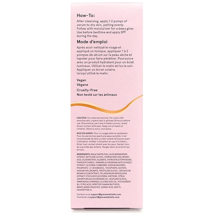 grace & stella Vitamin C Serum for Face (50ml /1.7 fl oz)