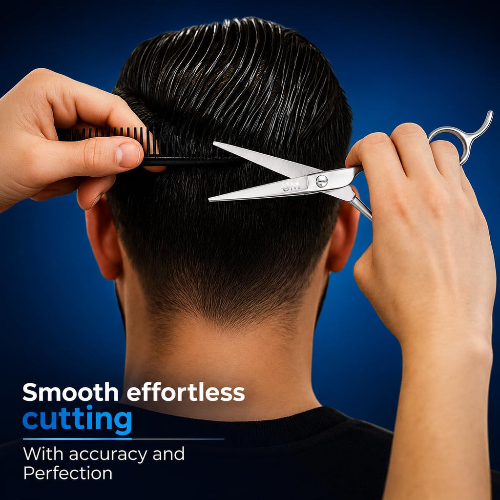 UM Supplies Scissors 6.5 | Premium Barber Shears For Hair Cutting | Multiple Purpose Cutting Scissors | Haircut Scissors For Salon I Women | Mens | kids I Pets