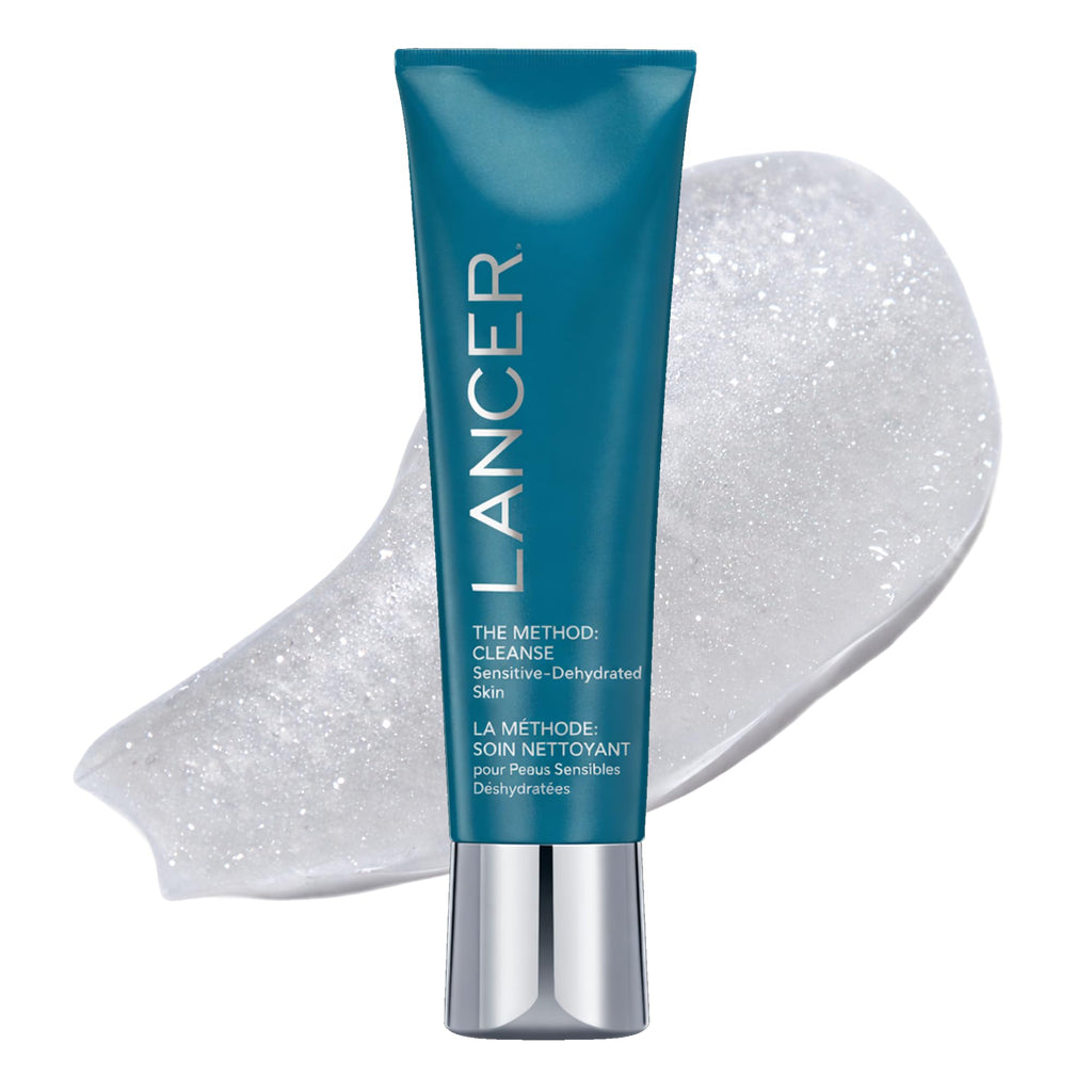 Lancer Skincare The Method: Cleanse Face Cleanser, Daily Face Wash with Salicylic Acid, Sensitive or Dehydrated Skin, 4.05 Fluid Ounces