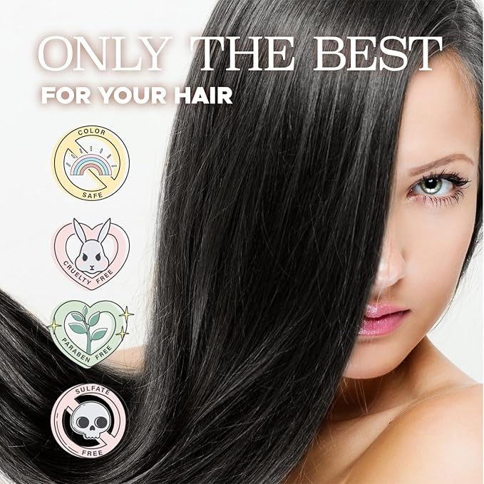 LUSETA Pure Argan Oil Hair Serum for Frizz Control 3.38 Floz