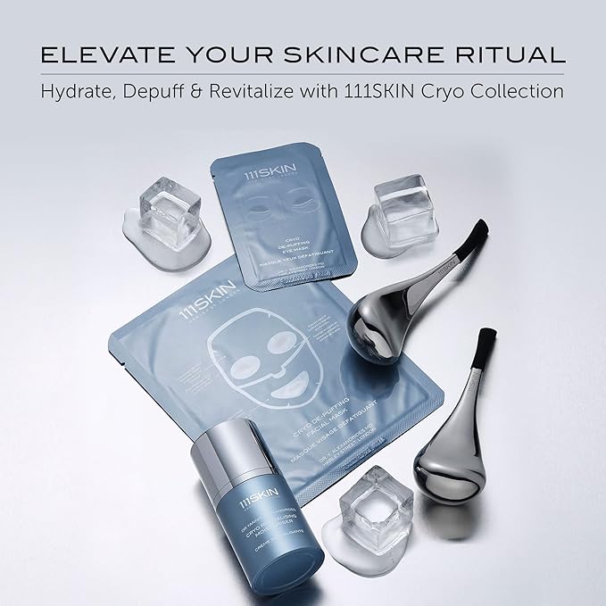 111SKIN Cryo Revitalising Moisturiser, Hydrating Gel Face Cream, 1.69 fl oz