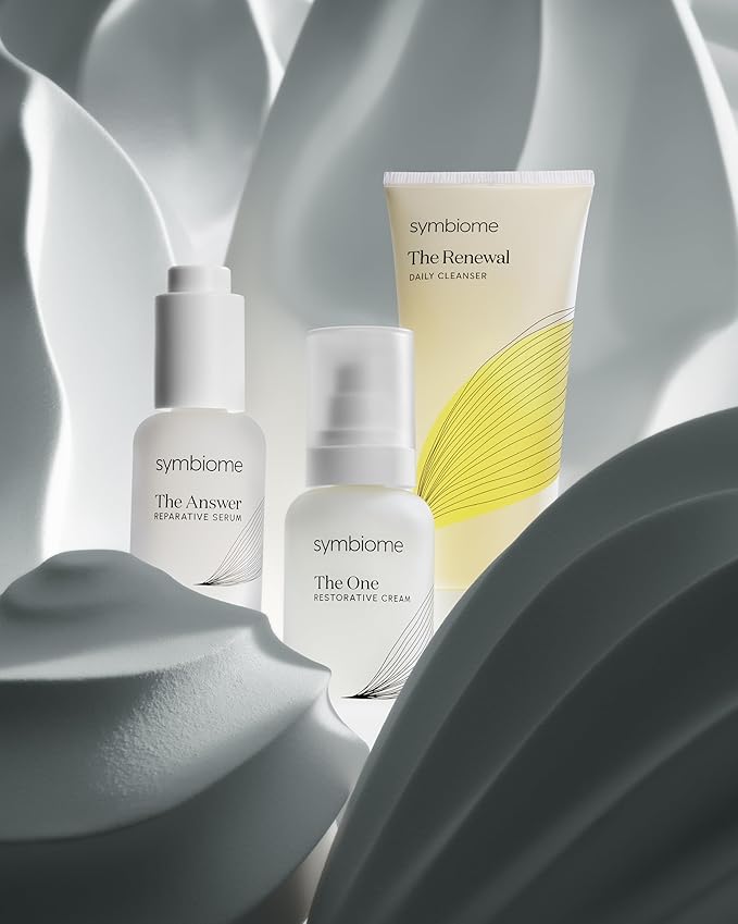 symbiome The Answer Reparative Face Serum, Collagen Supporting, Anti-Aging Face Serum with Stem Cell Conditioned Media and Natural Hyaluronic Acid, Transformative Facial Serum, 30 mL