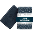 Oars + Alps Exfoliating & Moisturizing Bar Soap for Men, Deep Cleaning Soap, Clean Ingredients, All Skin Types, Blue Charcoal, 1pk