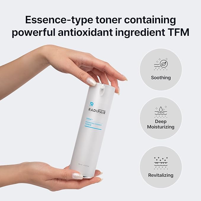 RADIPAIR FM04 REWINDING Essence Toner, 3.72 fl oz | Nourishing and Hydrating Toner for Sensitive Skin, Korean Skin Care Toner for Face with Patented Raw Materials TFM