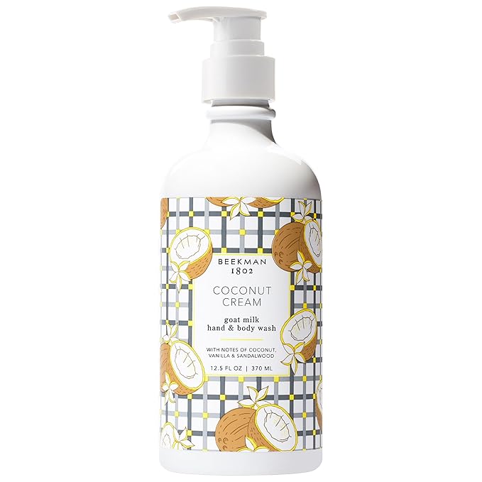 Beekman 1802 Goat Milk Hand Soap, Coconut Cream, 12.5 fl oz