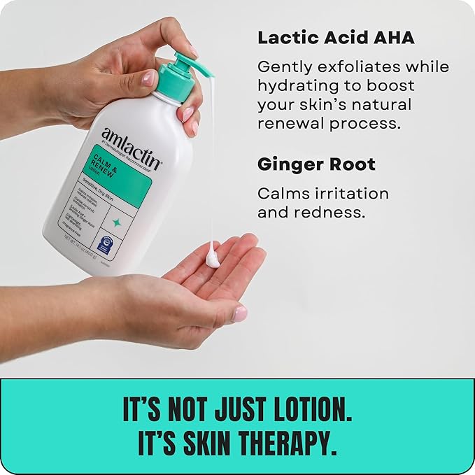 AmLactin Calm & Renew Lotion, Sensitive Dry Skin, 14.1 oz
