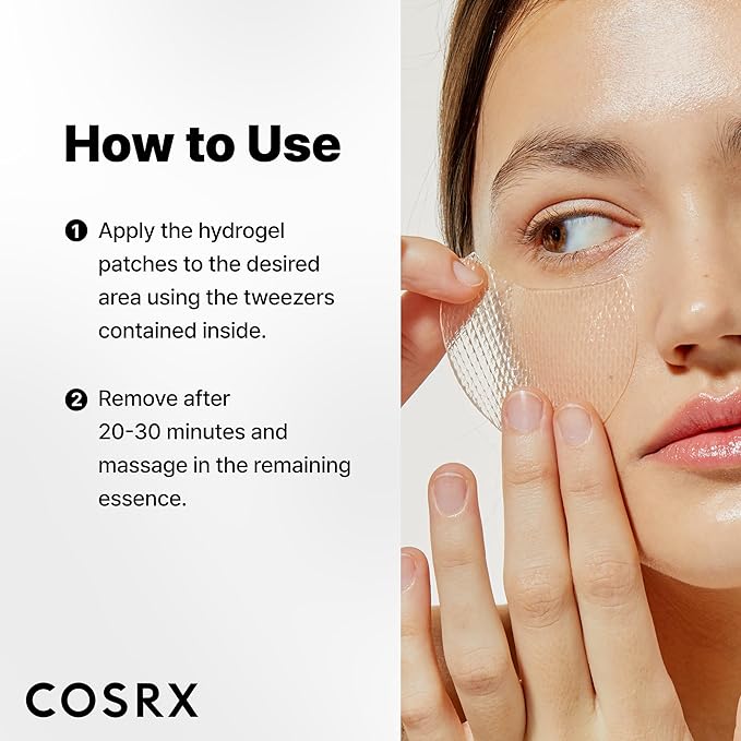 COSRX Advanced Snail Mucin Hydrogel Under Eye Patches for Fine Lines (60)