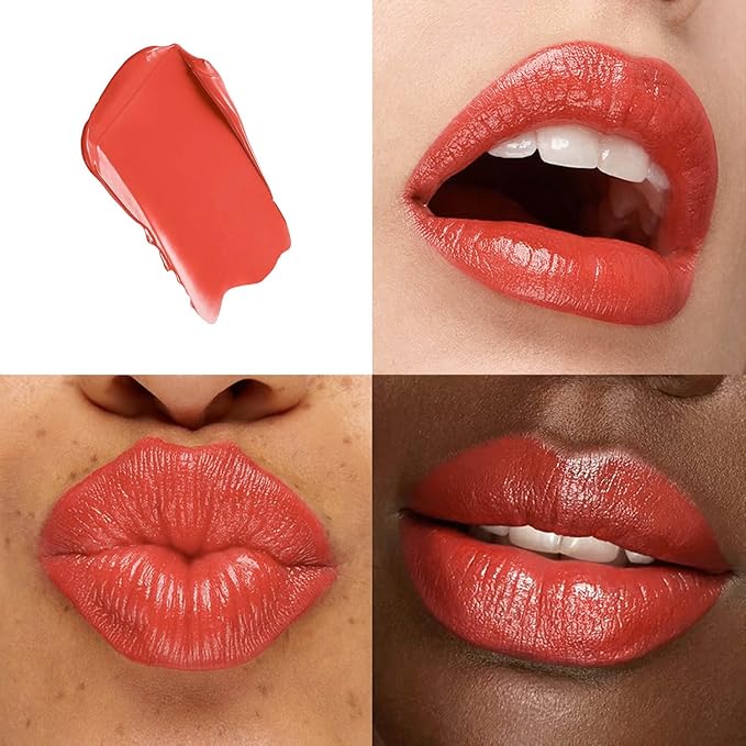 ilembane Hydrating Lipstick Set, Coral & Dusty Rose Glossy Tinted Lip Balm