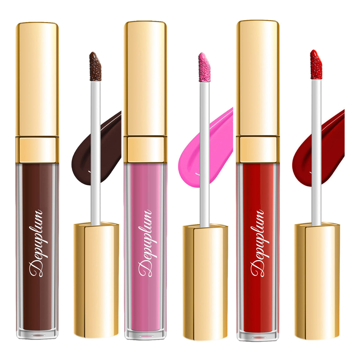 Depuplum Dark Brown Lipstick for Women ColorStay Long Lasting Lipsticks