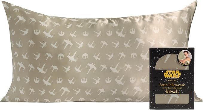 Kitsch x Star Wars Rebel Alliance Satin Pillowcase, Size 19x36