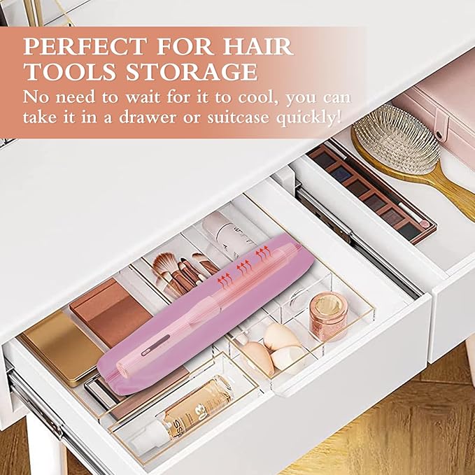 Suafrnut Professional Heat Resistant Hot Hair Tools Organizer Bag
