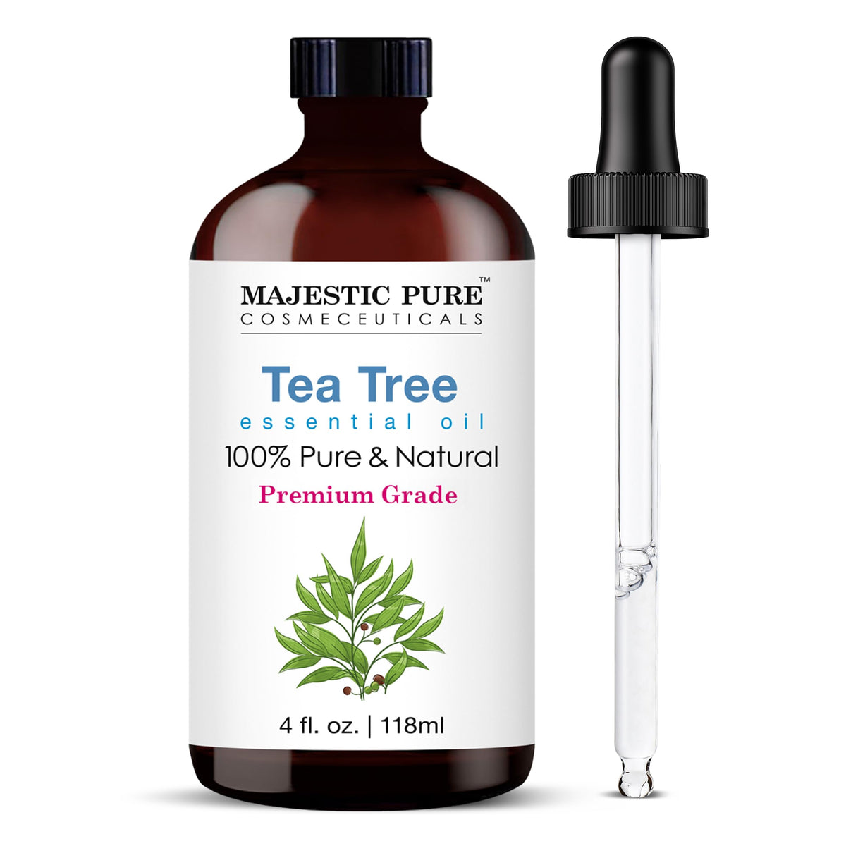 Majestic Pure Wintergreen Essential Oil for Diffuser - 4 Fl Oz