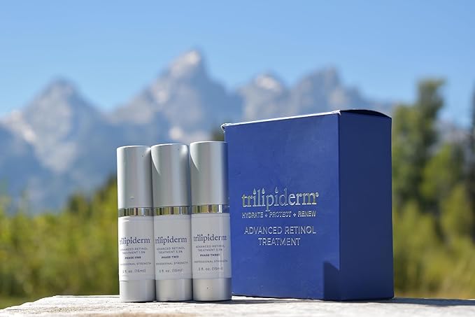 Trilipiderm Advanced Retinol Serum for Face, 3-Phase Anti Aging, 0.5 oz