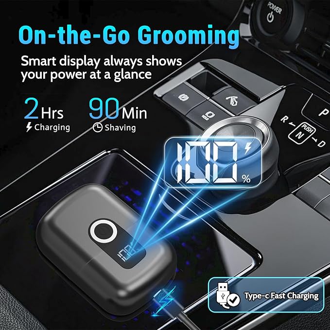 LYRSLF Foil Shavers for Men, Mini Electric Razor for Face