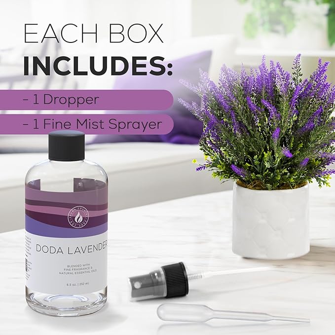 Aroma Country Lavender Fields Luxury Diffuser Oil Refill (8.5 Fl Oz)