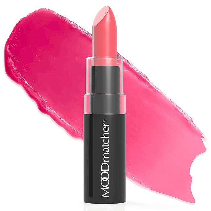 MOODmatcher LIVAURA Long Lasting Lipstick for Women – Color Changing Moisturizing Cream Lipsticks, Smudge Proof Lip Stick, Easy to Apply Lip Makeup, Made in USA (Pink)