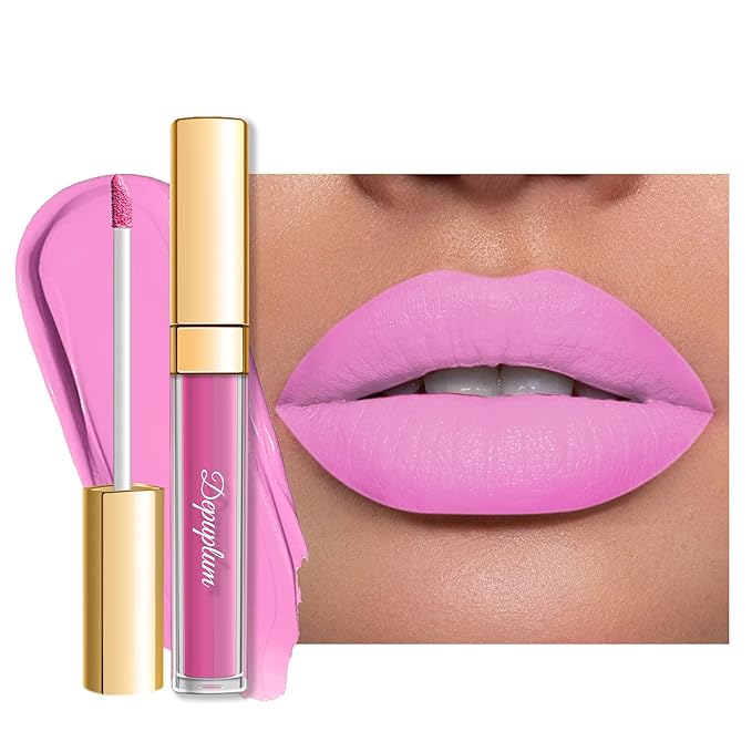 Depuplum Pink Lipstick Matte for Women Clor Stay Long Lasting Lipsticks