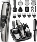 SHPAVVER Electric Hair Clippers for Men: 16-in-1 Professional Barber Beard Trimmer - Cordless Grooming Kit - Turbo Speed & Precision Blade