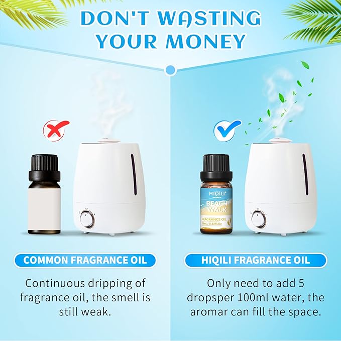HIQILI Gold Coast Fragrance Oil for Diffuser, Candle & Soap