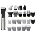 Philips Norelco All-in-One 9000 Series 28-Piece Trimmer - Electric Shaver and Clipper for Face, Beard, Head & Body, Self-sharpening Full Metal Blades, 27 Length Settings (0.5-20 mm), MG9585/49