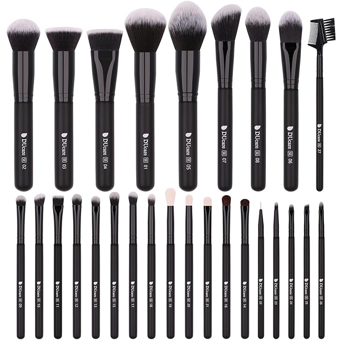DUcare Professional Makeup Brushes Set 27Pcs