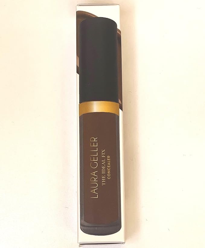 LAURA GELLER NEW YORK Ideal Fix Under Eye Concealer for Mature Skin – 07 Deep - Full Coverage, Anti-Aging, Color Correcting – Covers Dark Circles & Blemishes – Hydrating, Crease-Free, Long-Lasting