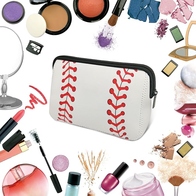 AJLTPA Waterproof Neoprene Cosmetic Bag, Leopard