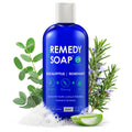 Truremedy Naturals Eucalyptus Rosemary Body Wash - Refreshing & Hydrating Shower Gel for Men and Women – Plant-Based Cleanser - Organic Eucalyptus, Rosemary, Jojoba, Aloe - 12oz