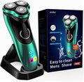 Electric Razor for Men Cordless Rotary Shaver Wet Dry with Trimmer