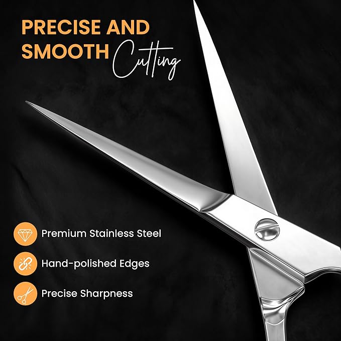 Utopia Care Hair Scissors Professional- 6.5inch Stainless Steel Hair Shears