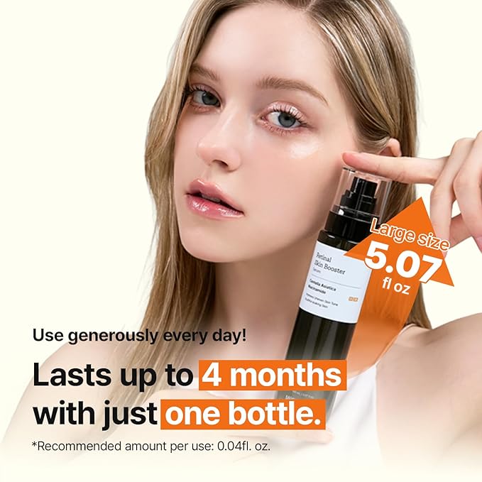 MEDITHERAPY Retinal Skin Booster Serum 5.07 fl oz | Retinaldehyde, Niacinamide, Cica | Korean Hydrating Face & Body Serum for Dull, Uneven Skin, All Skin Types, K-Beauty