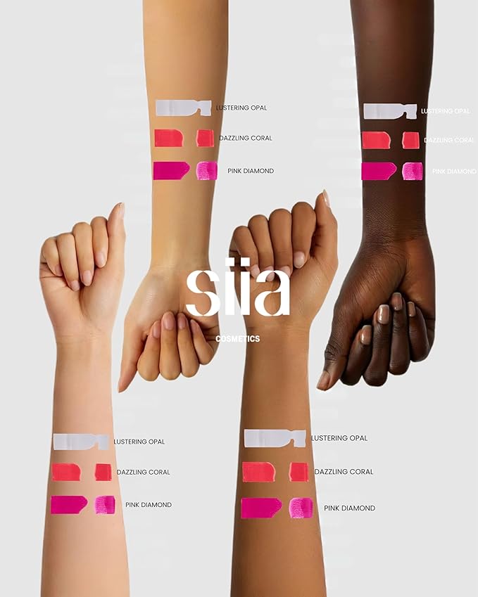 SIIA Cosmetics Change Agent Shine Lip Gloss in Pink Diamond