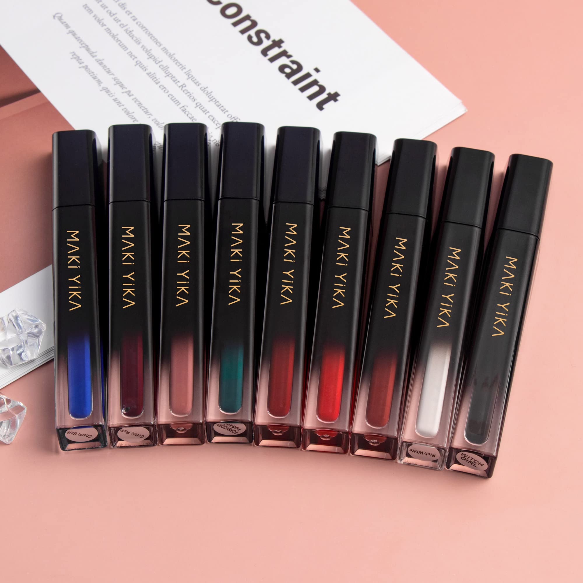 MAKI YIKA White Lipstick Liquid for Women Color Stay Long Lasting Lipsticks
