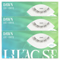 Lilac St - Dawn Natural Faux Eyelash Clusters (10mm, 3 Pack) - No "Makeup" Look - DIY Lash Extension Wisps - Lightweight & Lifelike - Lasts 10 Days - Cruelty Free, Vegan, Women Founded - 30 Lashes
