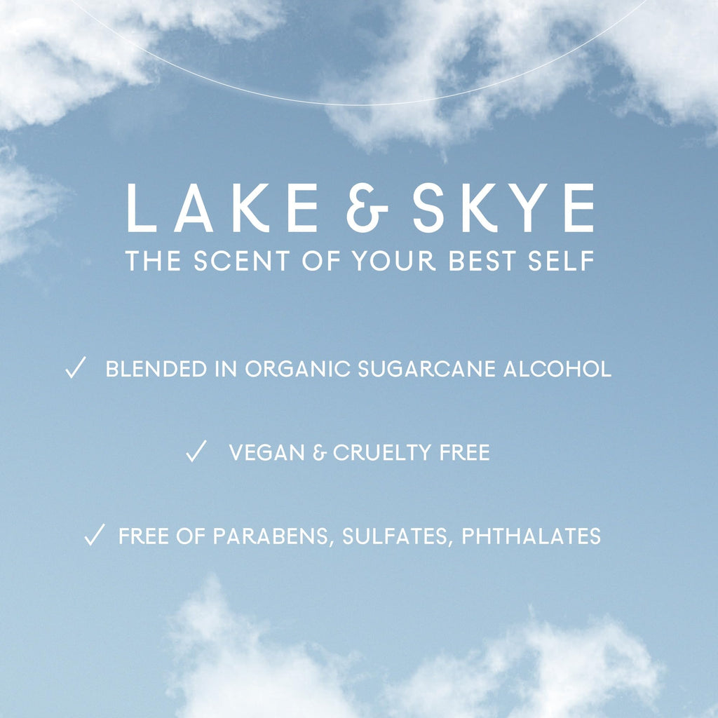 Lake & Skye Santal Gray Eau de Parfum Travel Spray, Long Lasting Fragrance, 0.5 fl oz (15 ml) - Santal, Cardamom, Sandalwood, Earthy, Musk, Vegan, Paraben-Free, Cruelty-Free